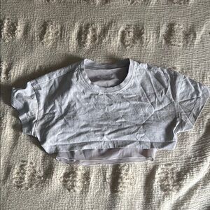 ALO Yoga Gray Crop Top